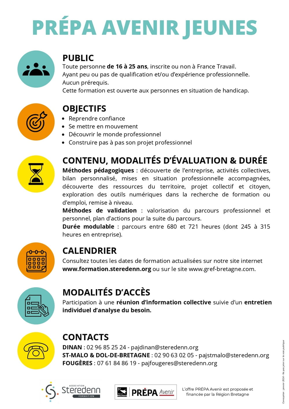 Affiche prépa avenir formation steredenn