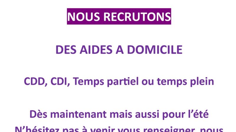 recrutement CAULNES asad printemps 2026