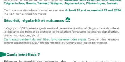Travaux SNCF : entretien de la végétation sur la ligne Paris–Brest