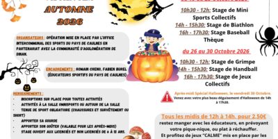 Cap Sport Vacances automne 2026