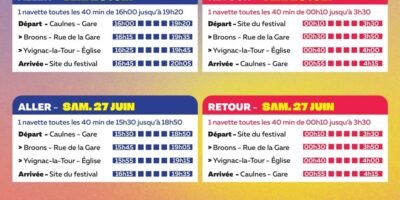 Les navettes Dinamo vous transportent jusqu&rsquo;au festival