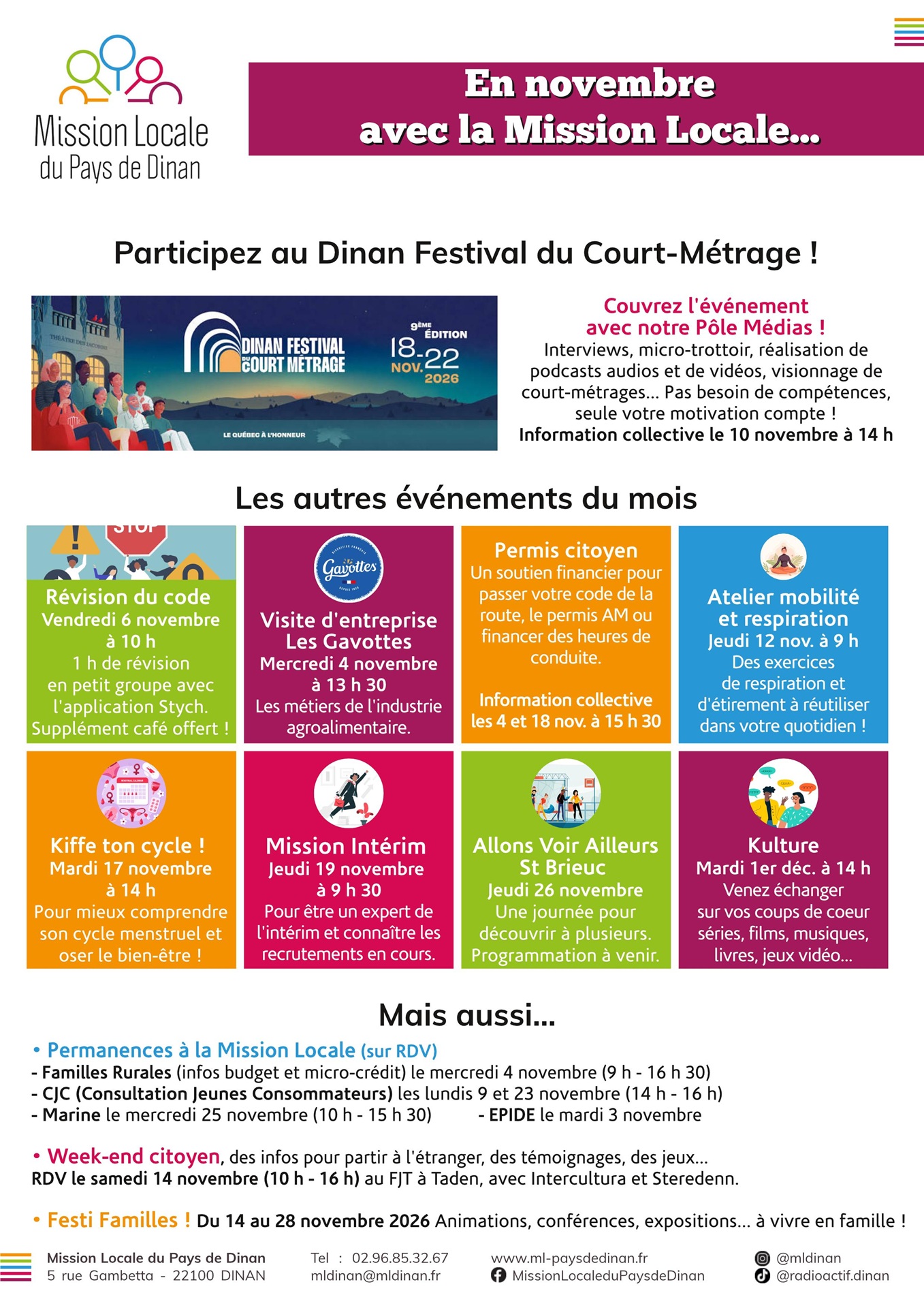 Mission local 11 Novembre 2026