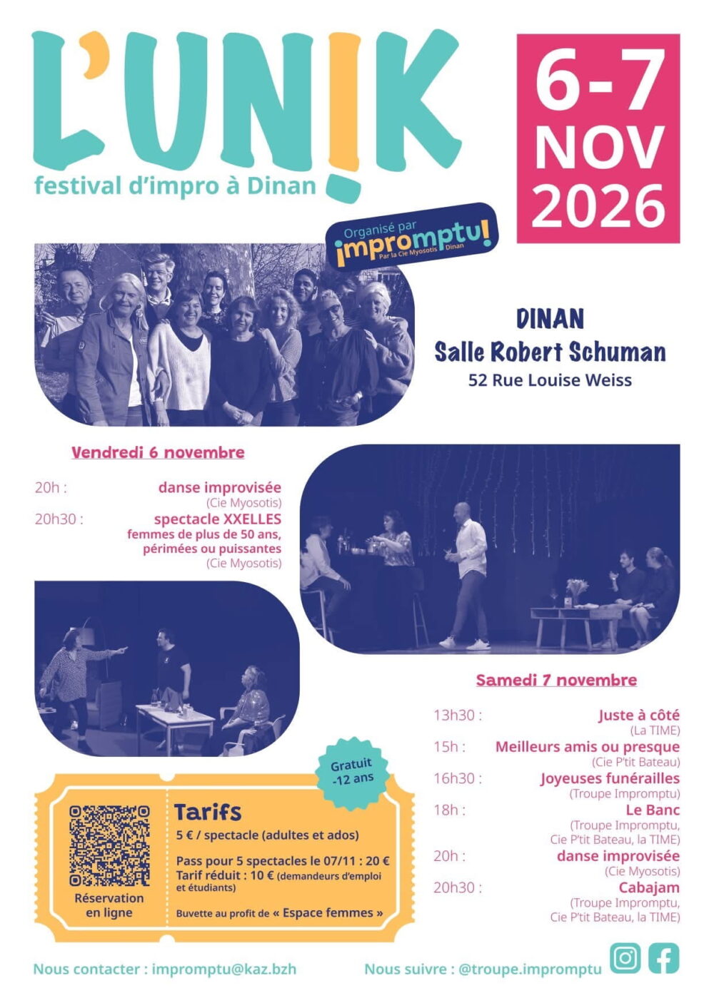 Impro 6 et 7 novembre 2026
